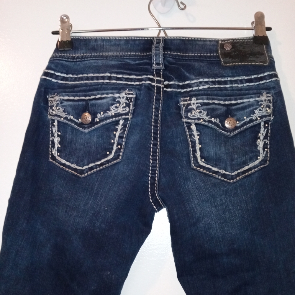 Aiko flap skinny jeans